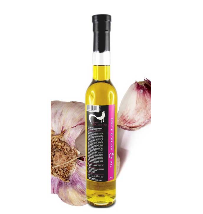 Huile d'olive et ail de France