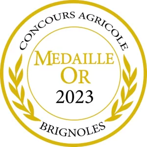 médaille d’or au concours de la foire de Brignoles 2023.