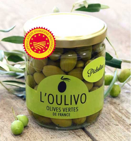 Olives vertes du Guard